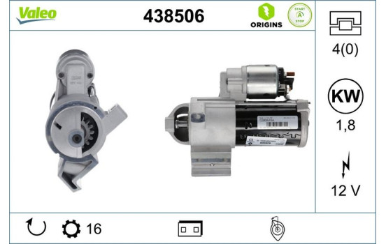Startmotor / Startmotor 438506 Valeo, bild 4