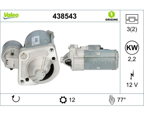 Startmotor / Startmotor 438543 Valeo, bild 4