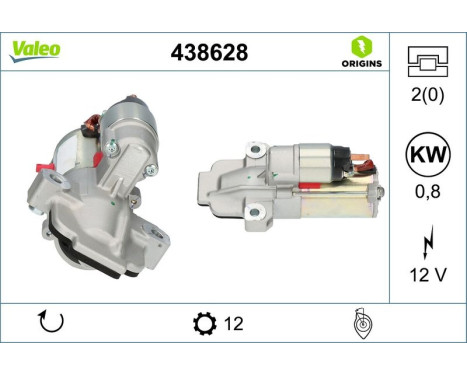 Startmotor / Startmotor 438628 Valeo, bild 4