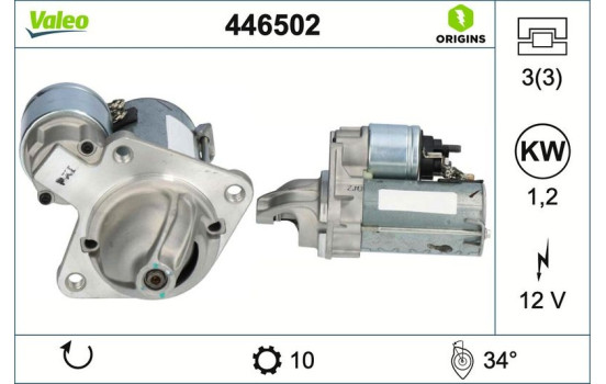 Startmotor / Startmotor 446502 Valeo, bild 4