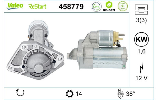 Startmotor / Startmotor 458779 Valeo, bild 5