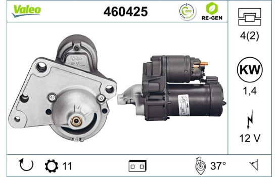 Startmotor / Startmotor 460425 Valeo, bild 2