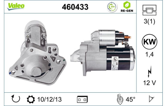 Startmotor / Startmotor 460433 Valeo, bild 2