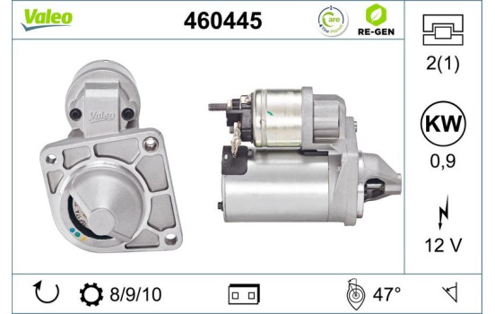 Startmotor / Startmotor 460445 Valeo, bild 2