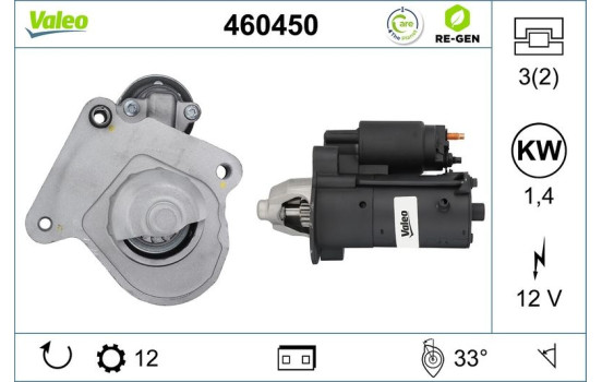 Startmotor / Startmotor 460450 Valeo, bild 2