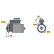 Startmotor / Startmotor RF74-M5012V(L) Bosch