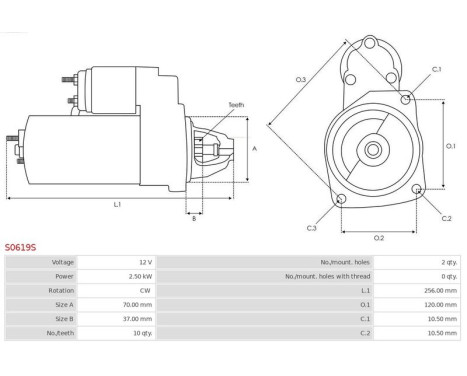Startmotor / Startmotor