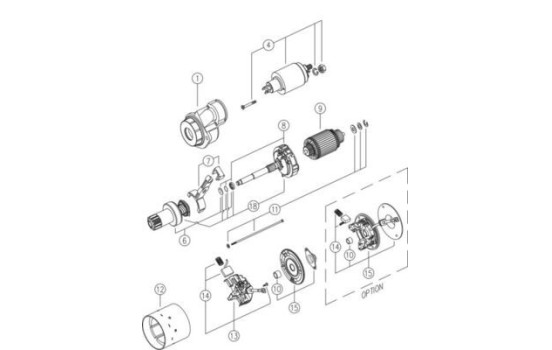 Startmotor / Startmotor