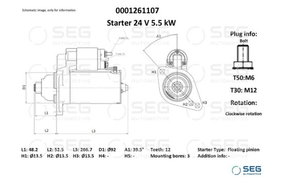Startmotor / Startmotor