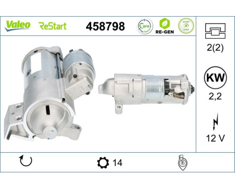 Startmotor STOP&START REMANUFACTURED 458798 Valeo, bild 5