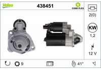 Startmotor VALEO CORE-FLEX 438451