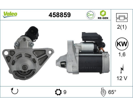 Startmotor VALEO RE-GEN REMANUFACTURED 458859, bild 5
