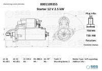 Startmotor VM 2,5 kw