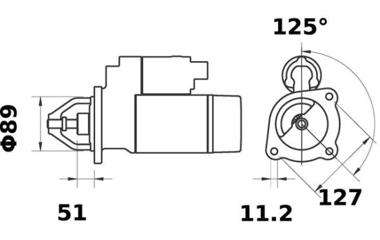 Startmotor, bild 3