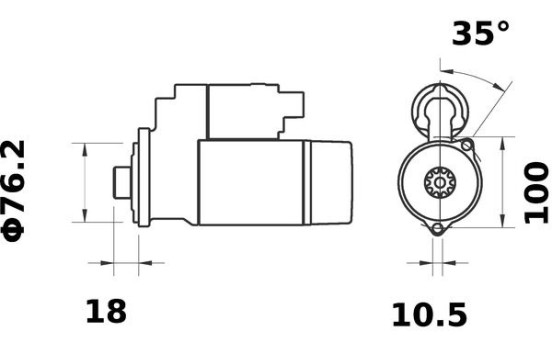 Startmotor, bild 3