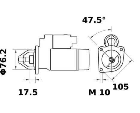 Startmotor, bild 2