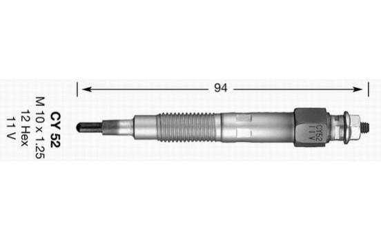 Glödstift CZ260 NGK, bild 2