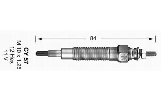 Glödstift D-Power CZ257 NGK