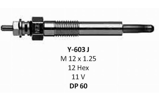 Glödstift D-Power Y-603J NGK