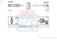 Tändkabelsats Made in Italy - OE Equivalent 4.7223 Facet