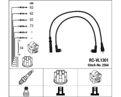 Tändkabelsats RC-VL1301 NGK