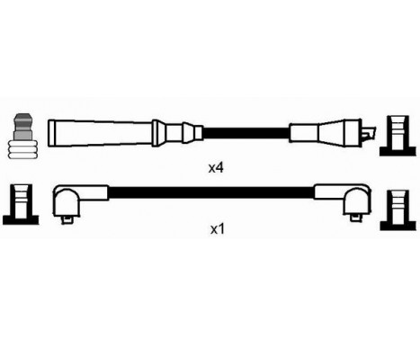 Tändkabelsats RC-VL1301 NGK, bild 2