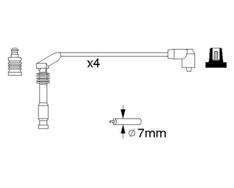 Tändkablar B126 Bosch, bild 5