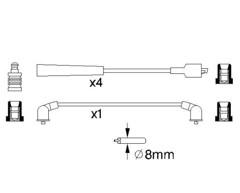 Tändkablar B129 Bosch, bild 5
