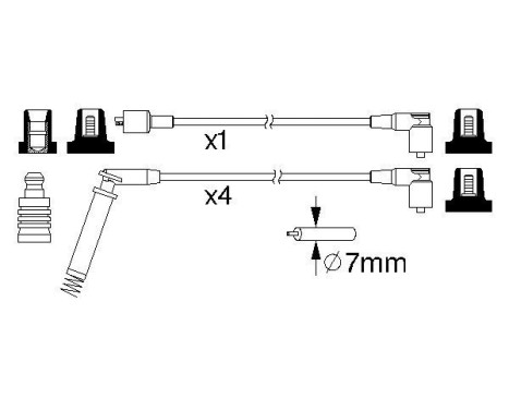Tändkablar B148 Bosch, bild 5