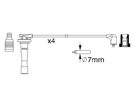 Tändkablar B150 Bosch