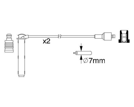 Tändkablar B154 Bosch, bild 5