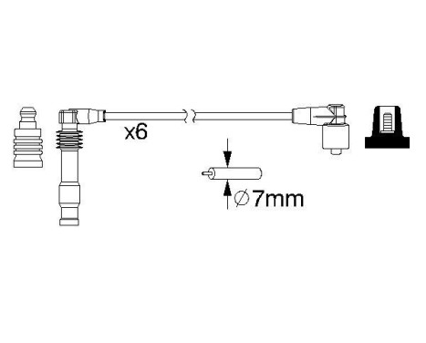 Tändkablar B162 Bosch, bild 5