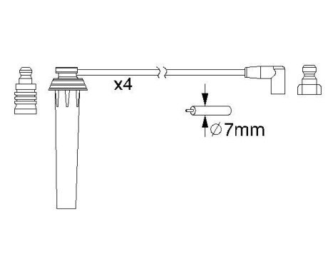 Tändkablar B192 Bosch, bild 5