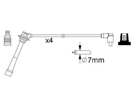 Tändkablar B198 Bosch, bild 5