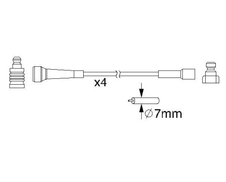 Tändkablar B210 Bosch, bild 5