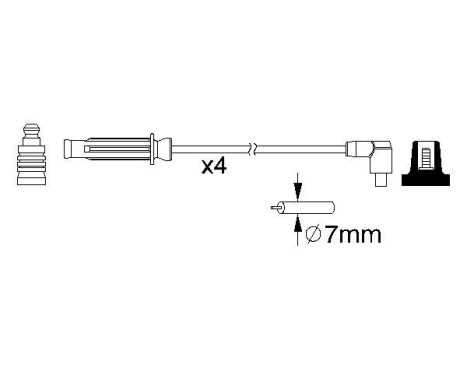 Tändkablar B213 Bosch, bild 4