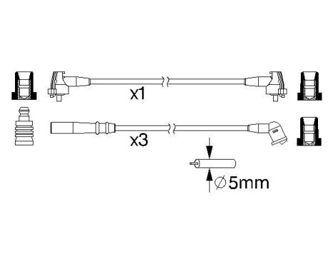 Tändkablar B222 Bosch, bild 5