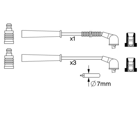 Tändkablar B265 Bosch, bild 5