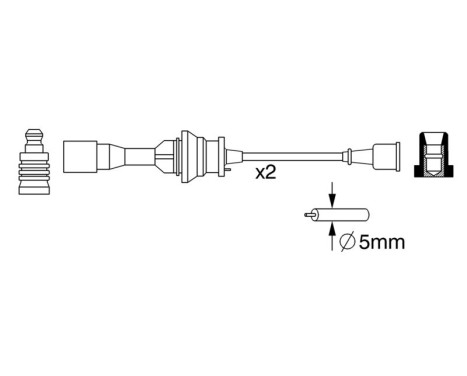 Tändkablar B266 Bosch, bild 5