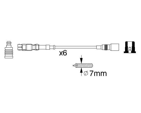 Tändkablar B302 Bosch, bild 5