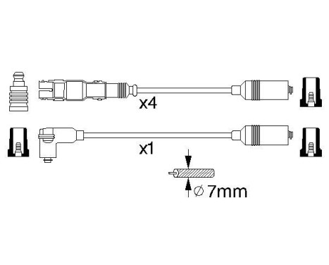 Tändkablar B304 Bosch, bild 5