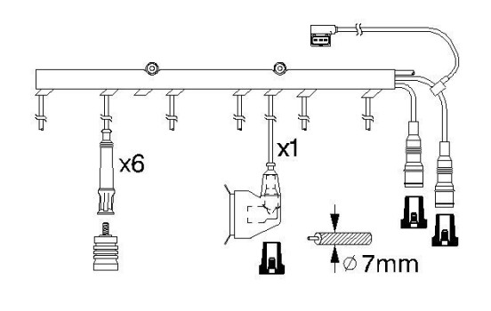 Tändkablar B323 Bosch, bild 4
