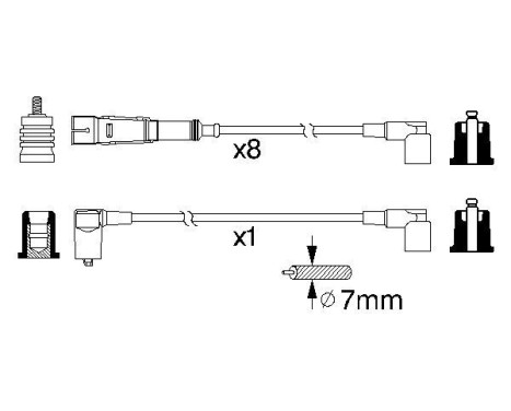 Tändkablar B330 Bosch, bild 5