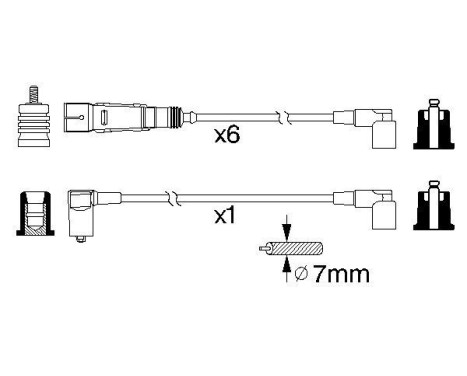 Tändkablar B335 Bosch, bild 5