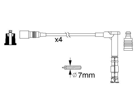 Tändkablar B351 Bosch, bild 5