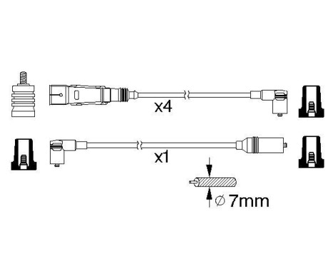 Tändkablar B358 Bosch, bild 5