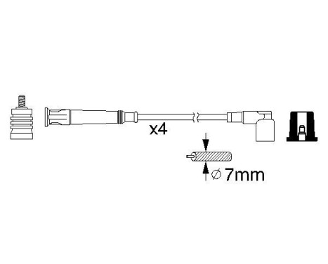 Tändkablar B361 Bosch, bild 5