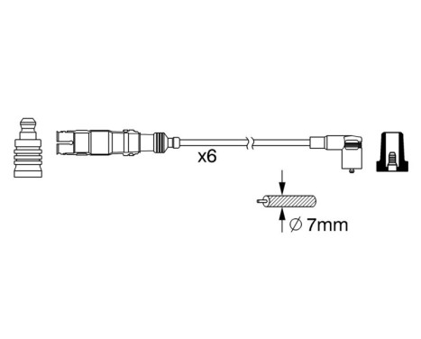 Tändkablar B384 Bosch, bild 5