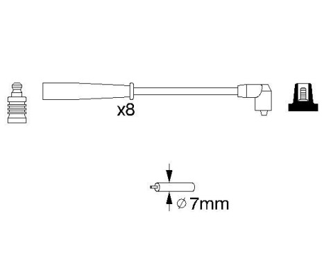 Tändkablar B707 Bosch, bild 5