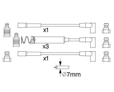 Tändkablar B723 Bosch, bild 5